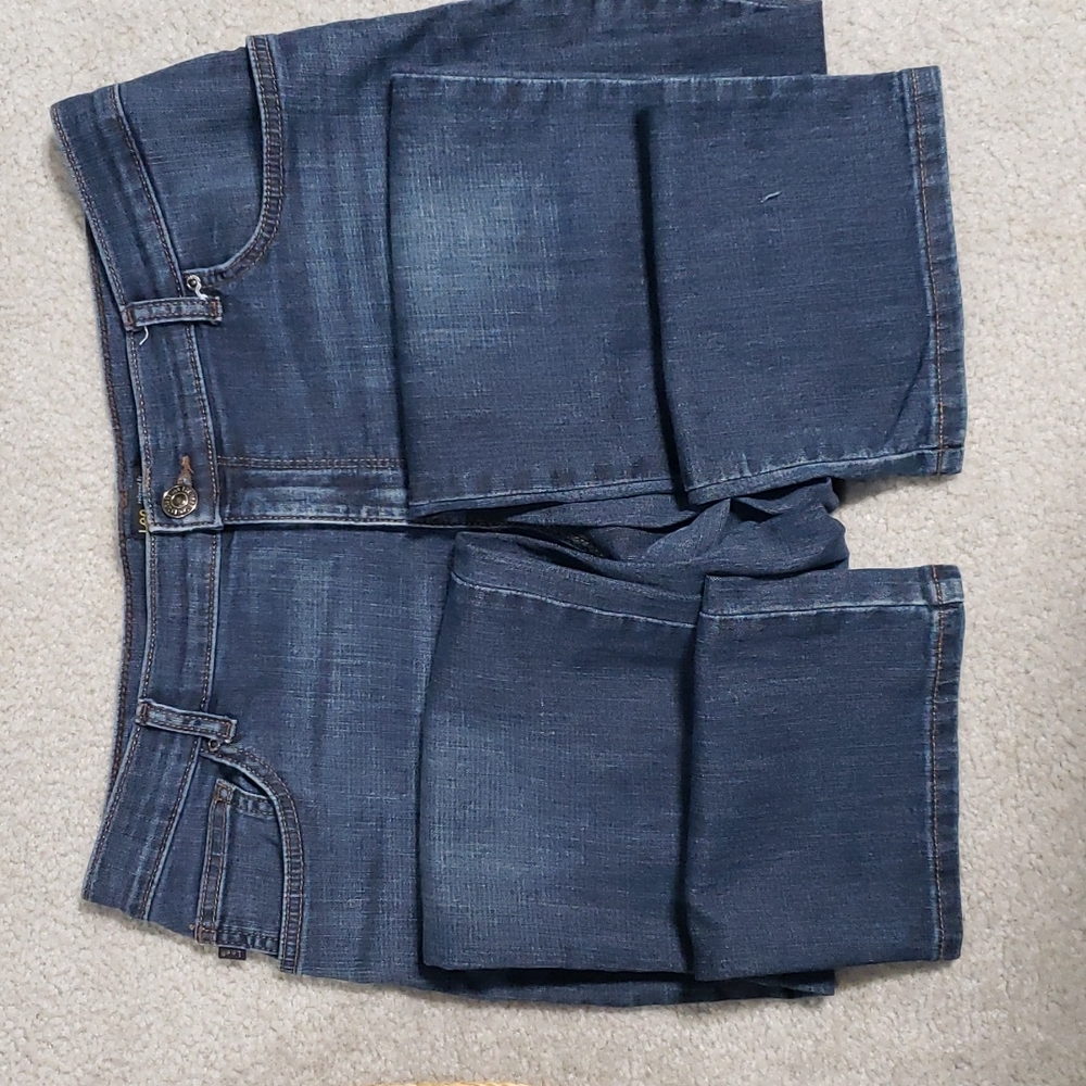 Lee Relaxed Fit Straight Leg Blue Jeans Size 14